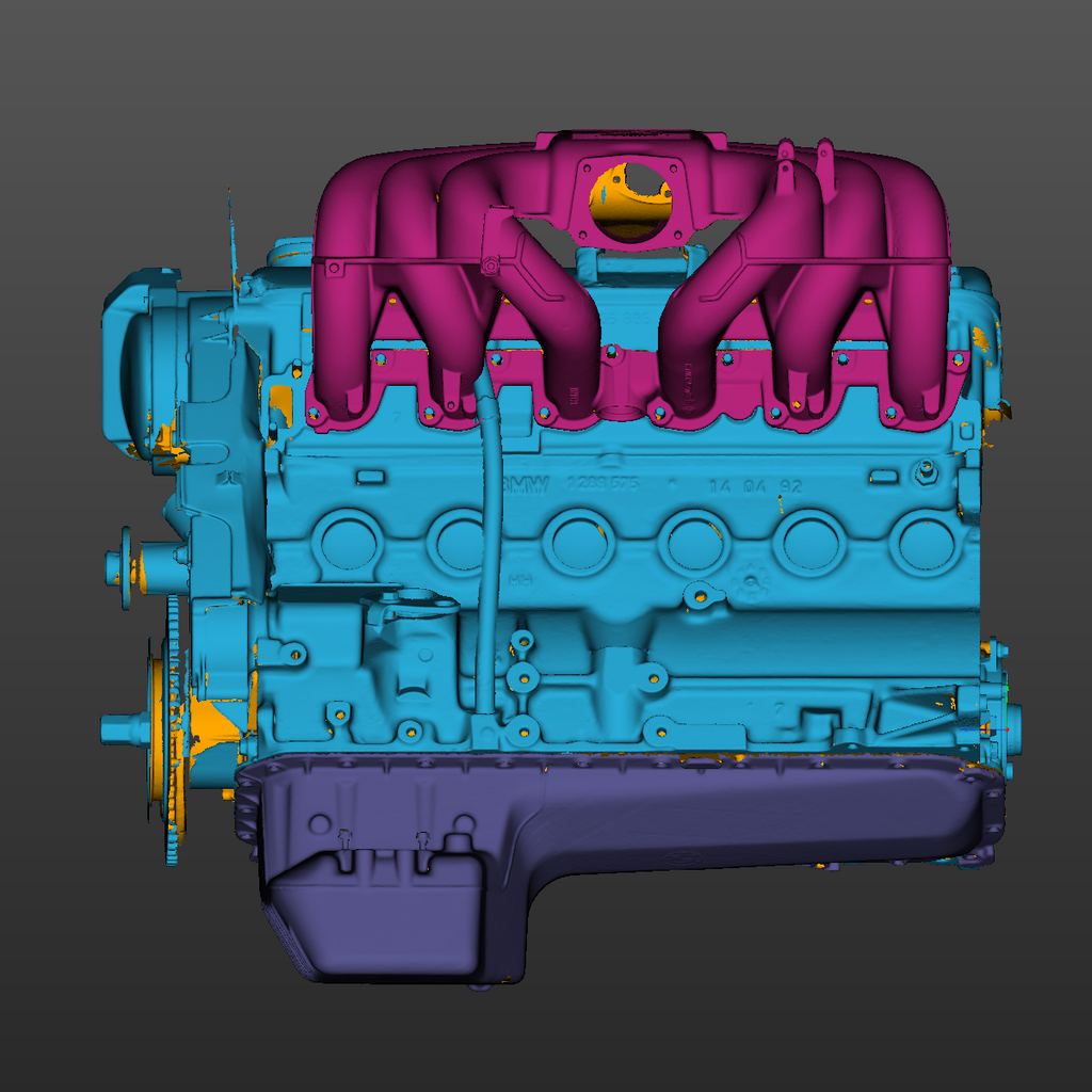 BMW E30 M20 engine 3D Scan STL