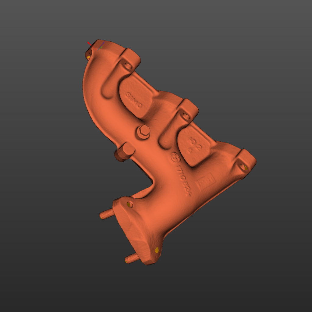 Bmw e30(M20) Exhaust Manifold 3D Scan STL