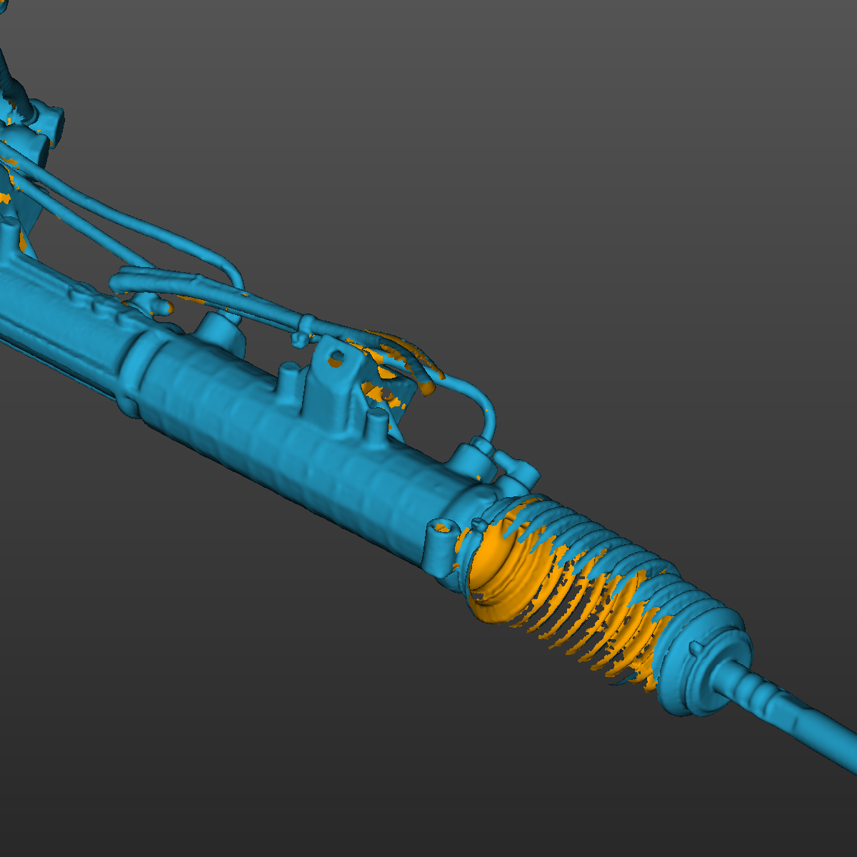 BMW e30 Steering Rack 3D Scan STL