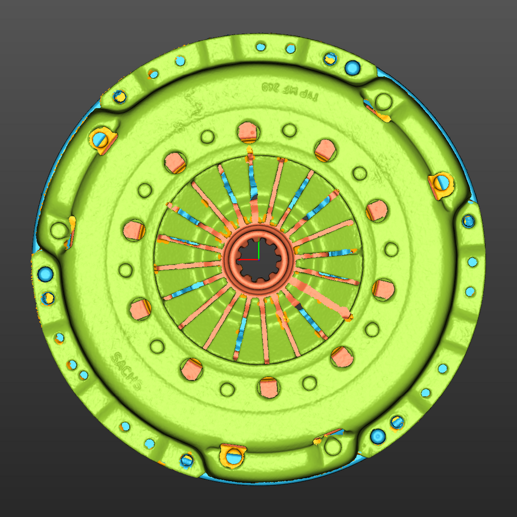 Bmw E36 M3(S52) Clutch assembly 3D Scan STL