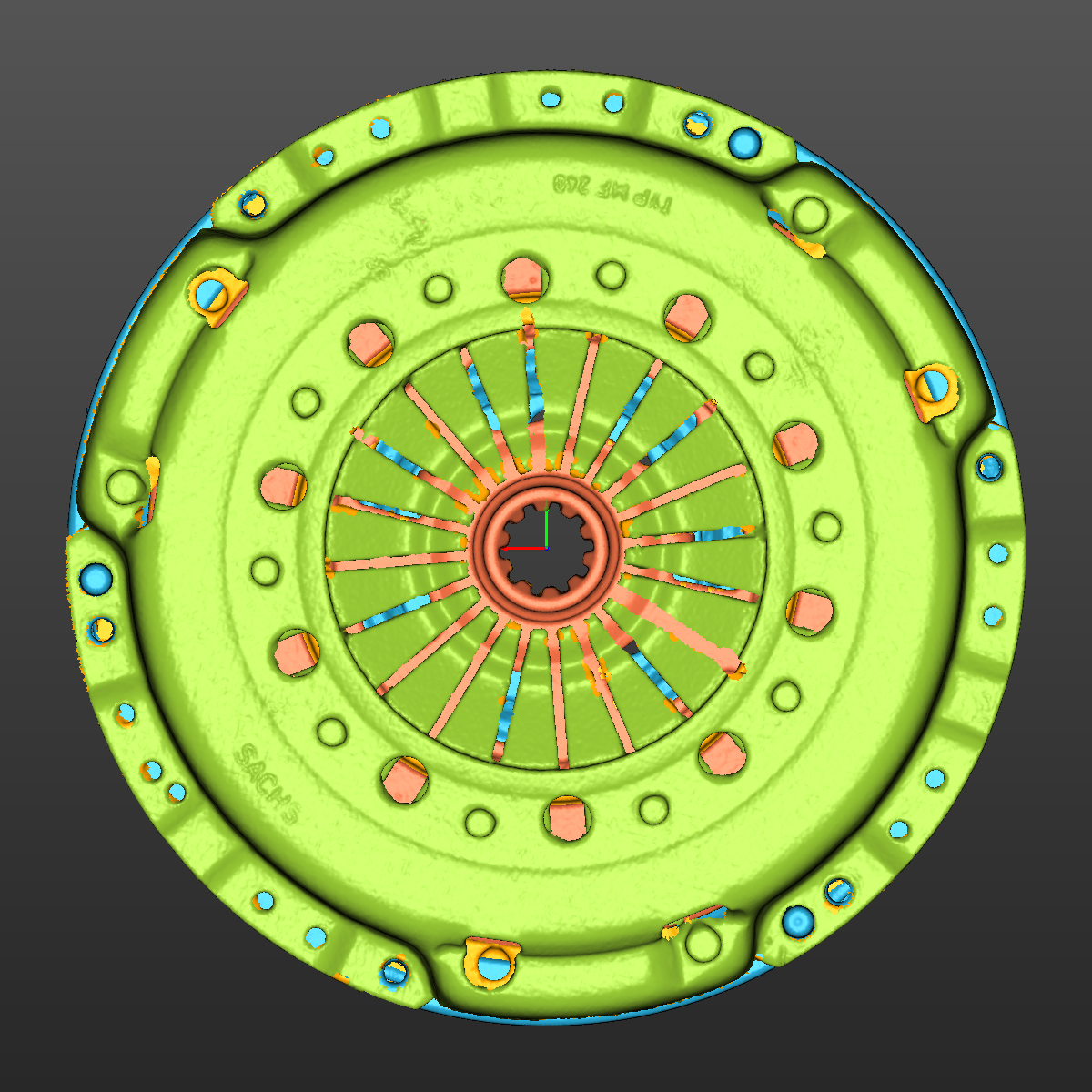 Bmw E36 M3(S52) Clutch assembly 3D Scan STL