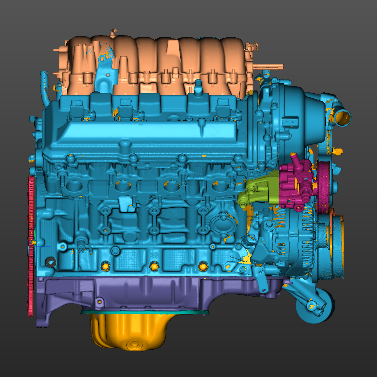 Lexus LS430 3UZ-FE VV-TI Engine 3D Scan STL