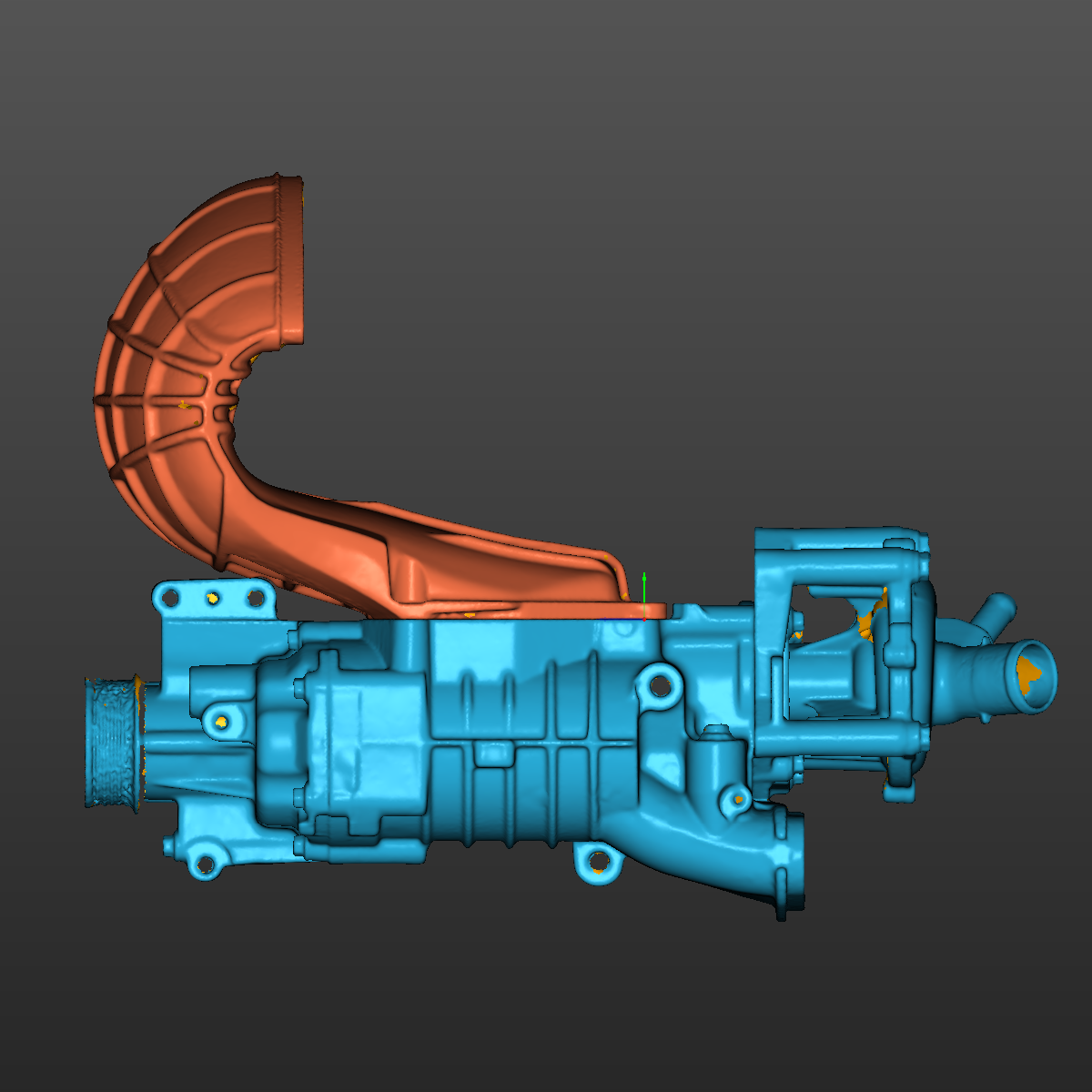 Mini Cooper S R53 Supercharger 3D Scan STL