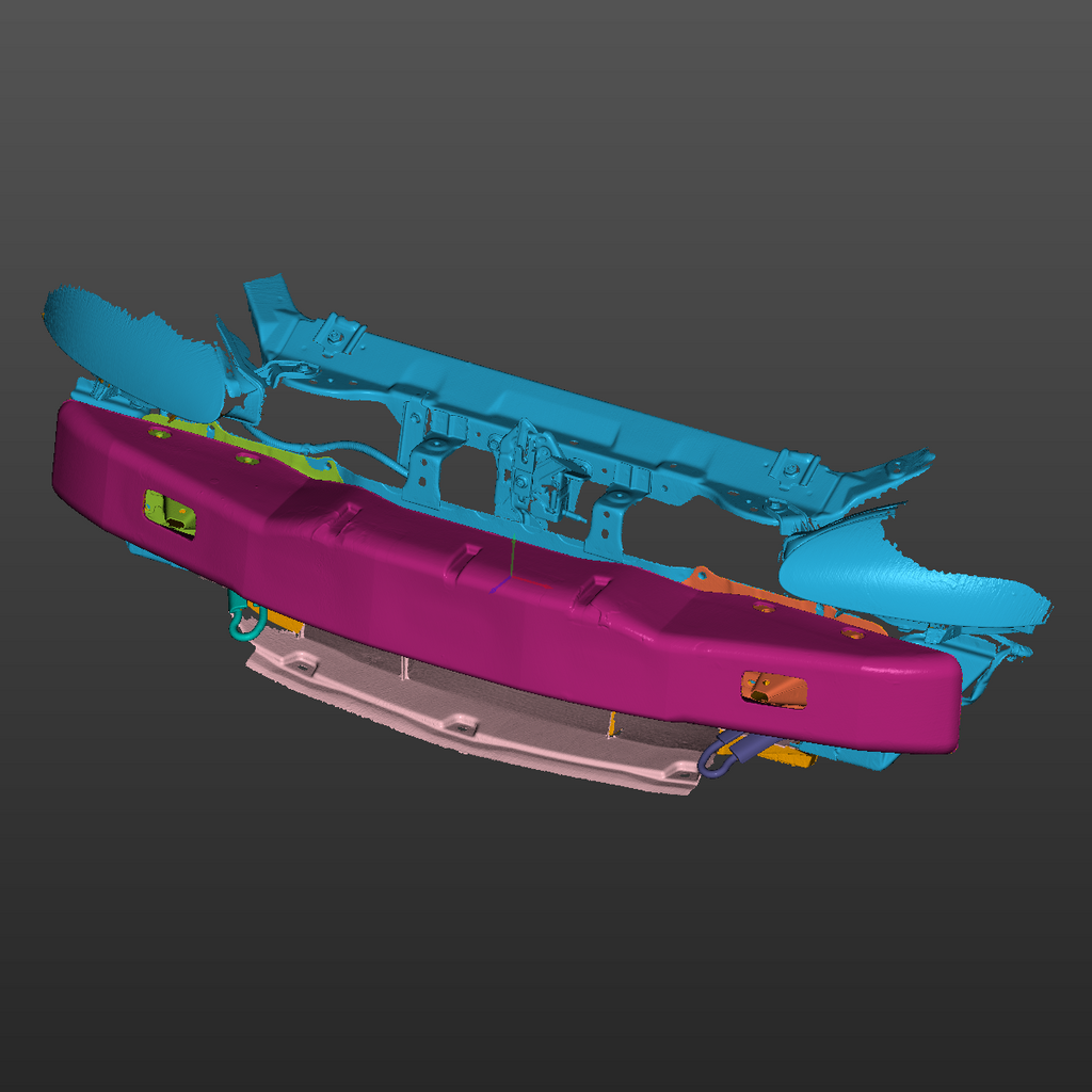 Mazda MX-5 Miata NB Front Bumper Assembly 3D Scan STL