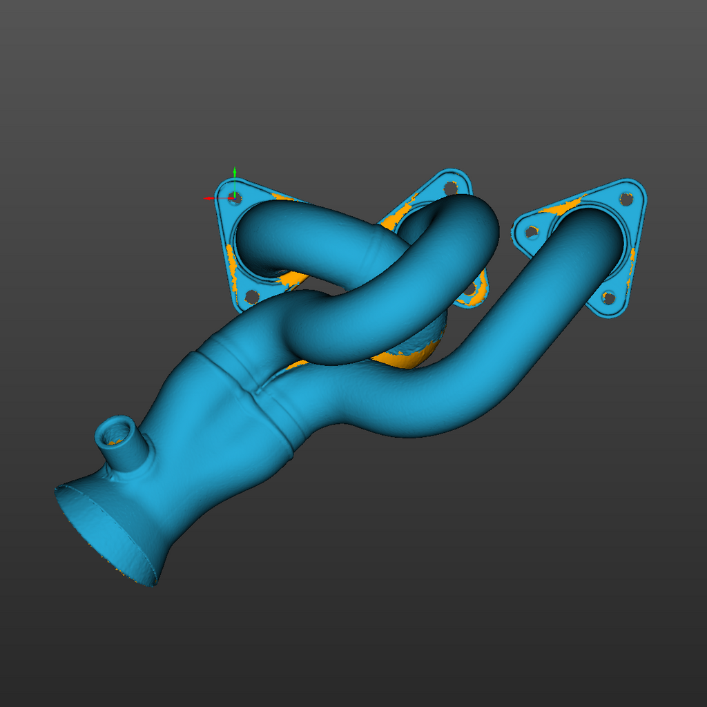 BMW E46 M3 S54 Exhaust Manifold 3D Scan STL