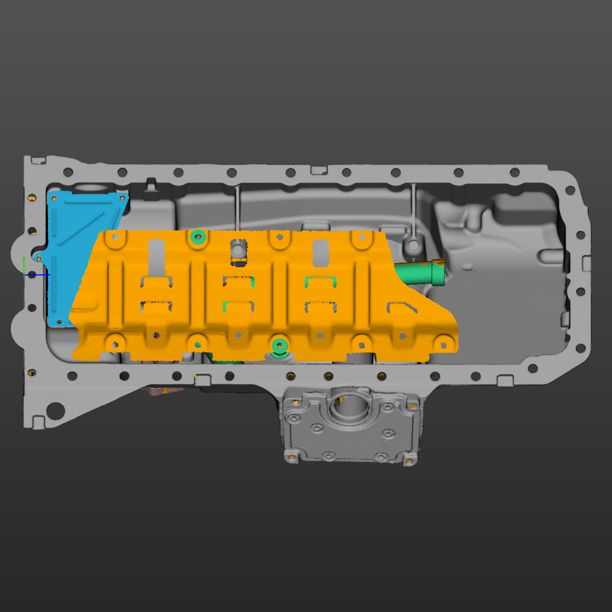 BMW E92 328xi (N52) AWD Oil pan 3D Scan STL