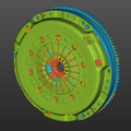 Bmw E36 M3(S52) Clutch assembly 3D Scan STL