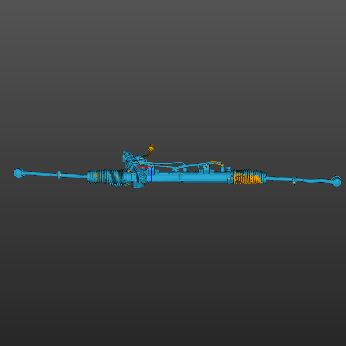 BMW e30 Steering Rack 3D Scan STL