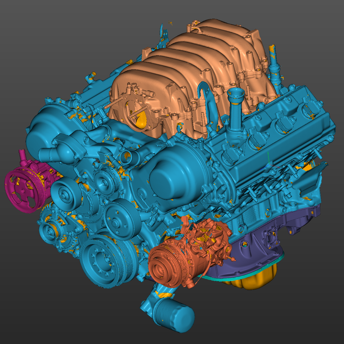 Lexus LS430 3UZ-FE VV-TI Engine 3D Scan STL