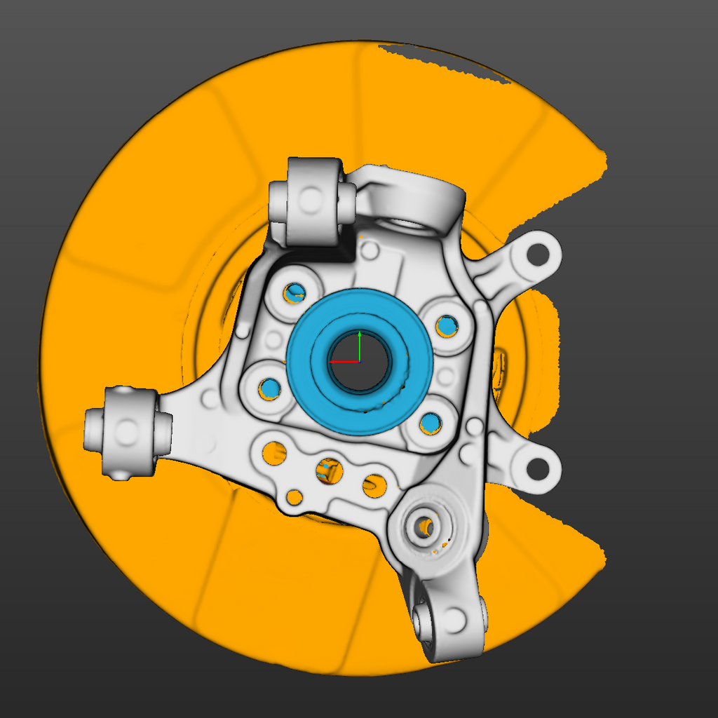 Nissan 370Z rear LH knuckle 3D Scan STL