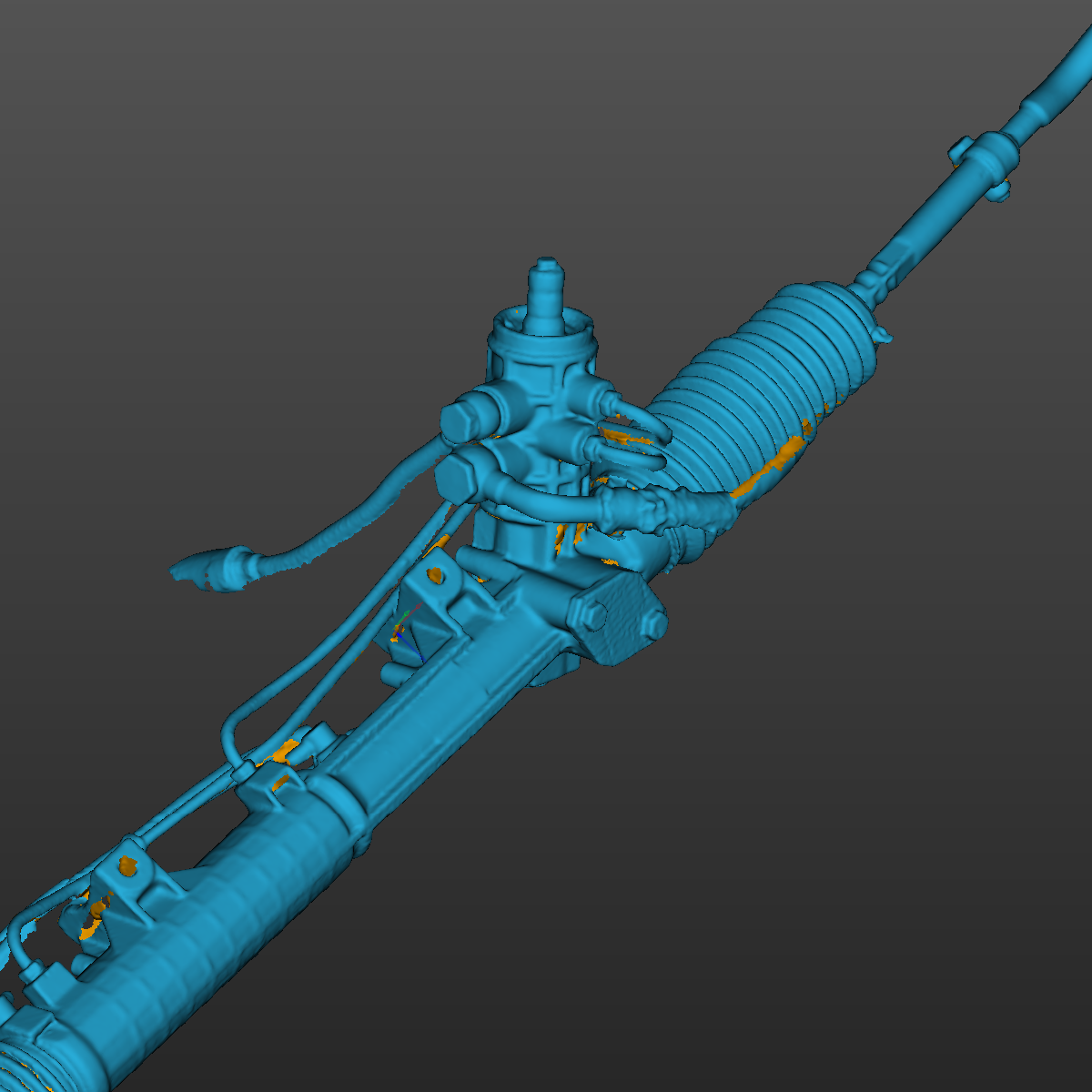 BMW e30 Steering Rack 3D Scan STL