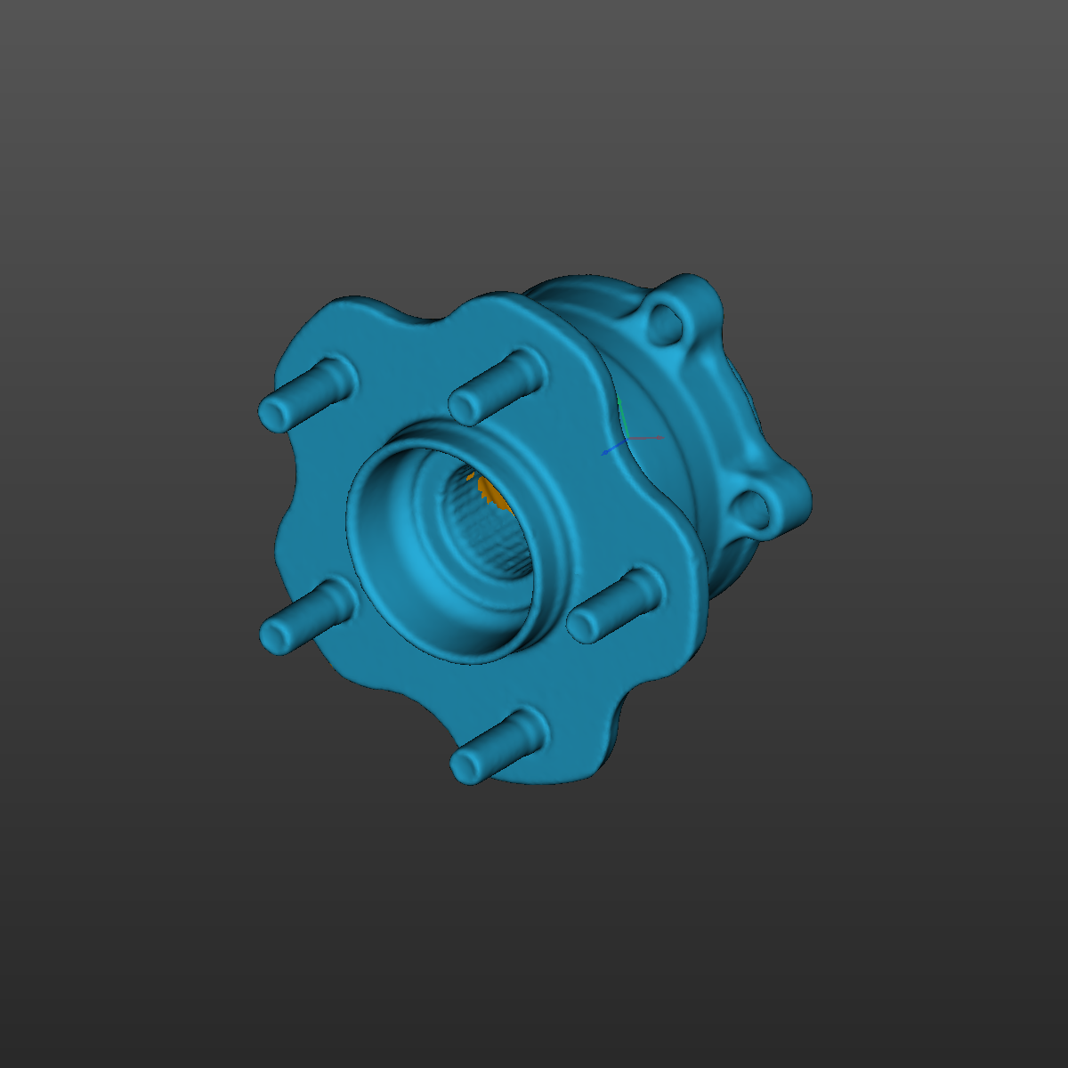 Nissan 370Z rear LH knuckle 3D Scan STL