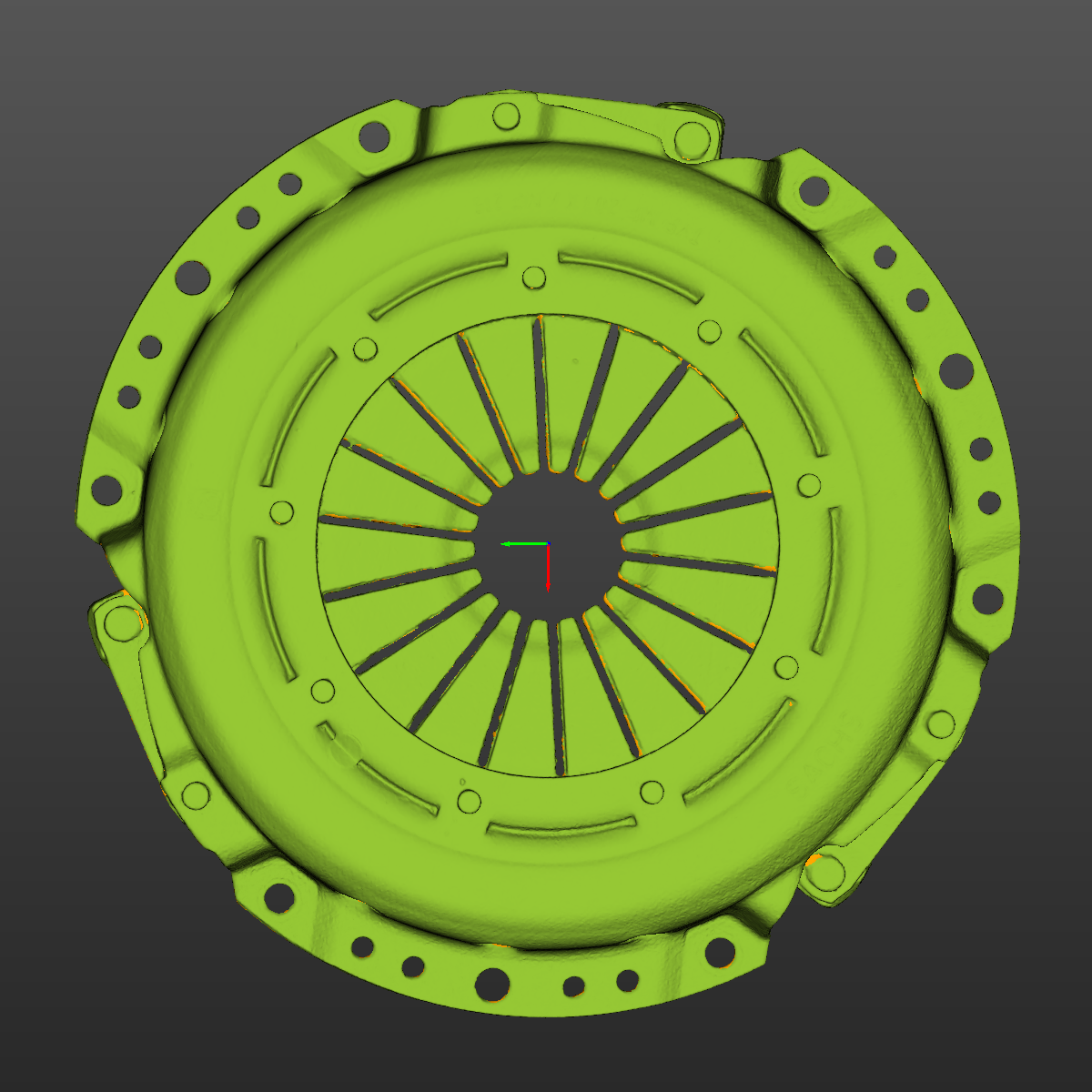 BMW E30(M42) clutch assembly 3D Scan STL
