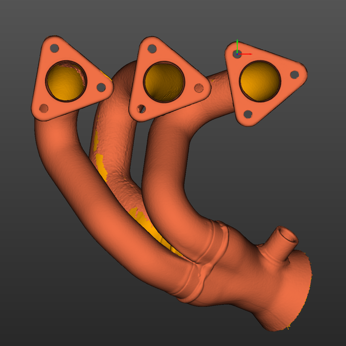 BMW E46 M3 S54 Exhaust Manifold 3D Scan STL