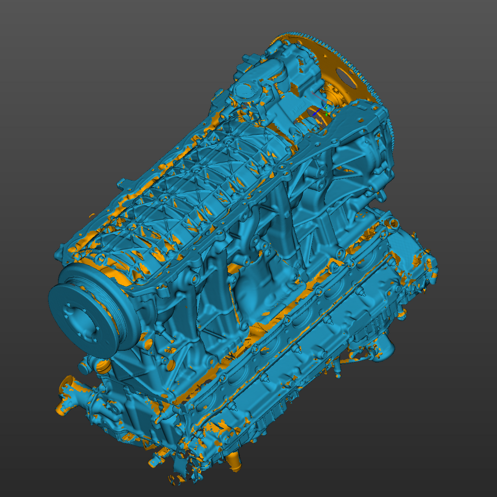 BMW G30 540i B58 Engine 3D Scan STL
