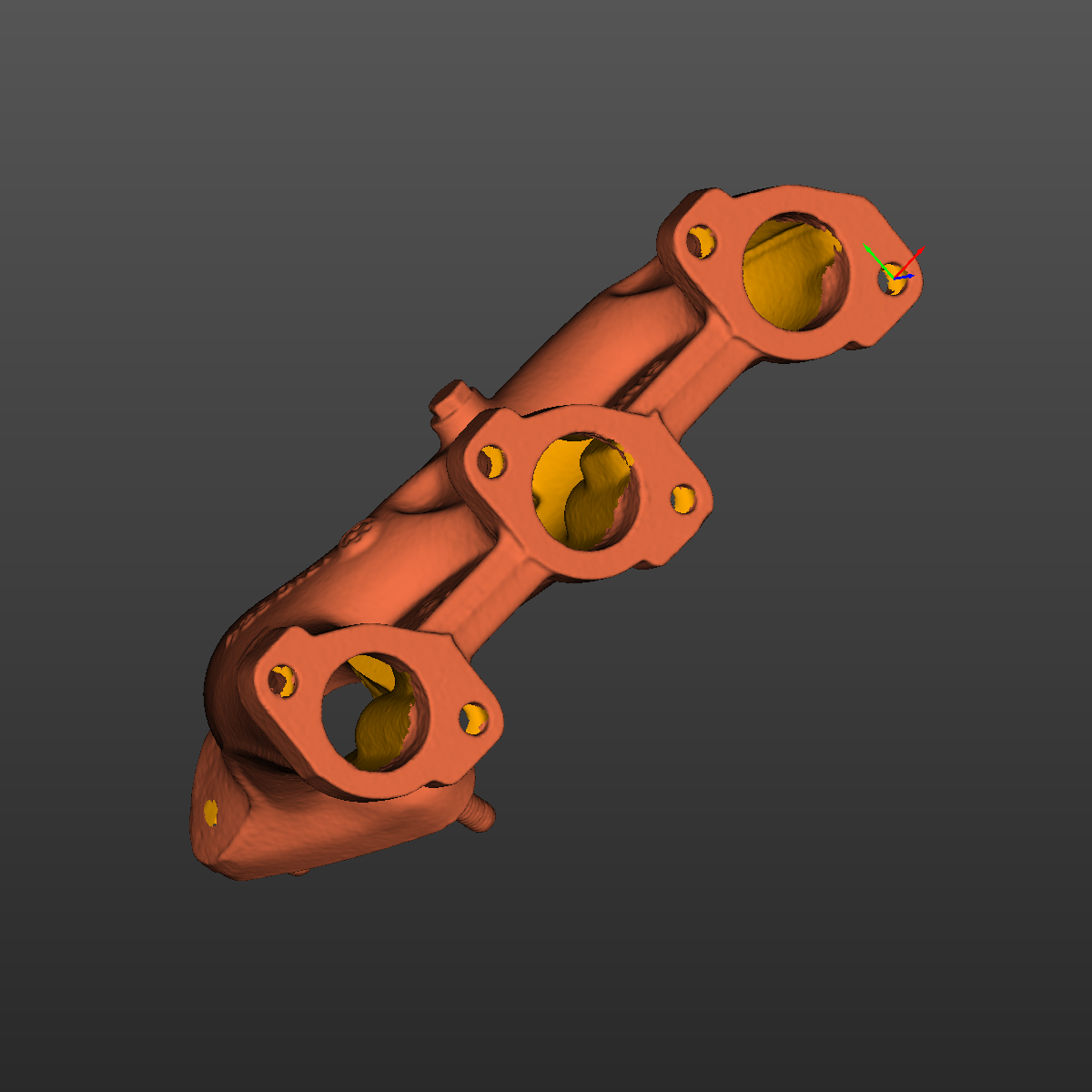 Bmw e30(M20) Exhaust Manifold 3D Scan STL