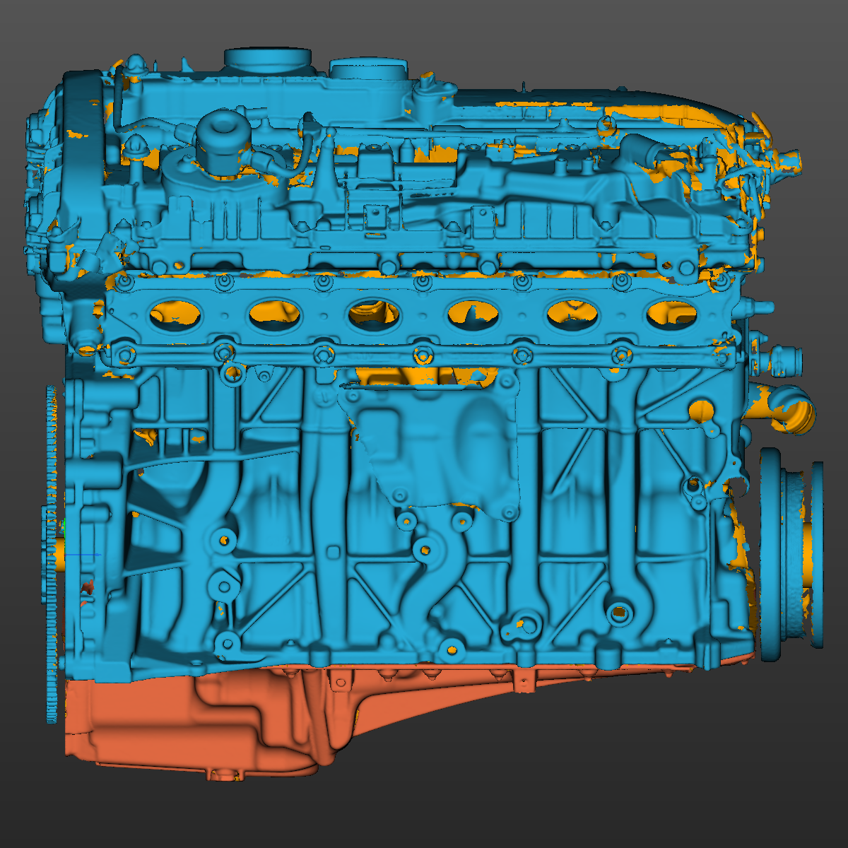 BMW G30 540i B58 Engine 3D Scan STL