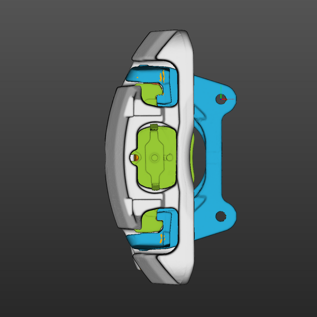 BMW E92 335i front LH brake caliper 3D Scan STL