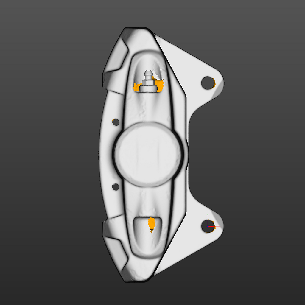 Nissan 370z Rear LH Brake Caliper 3D Scan STL