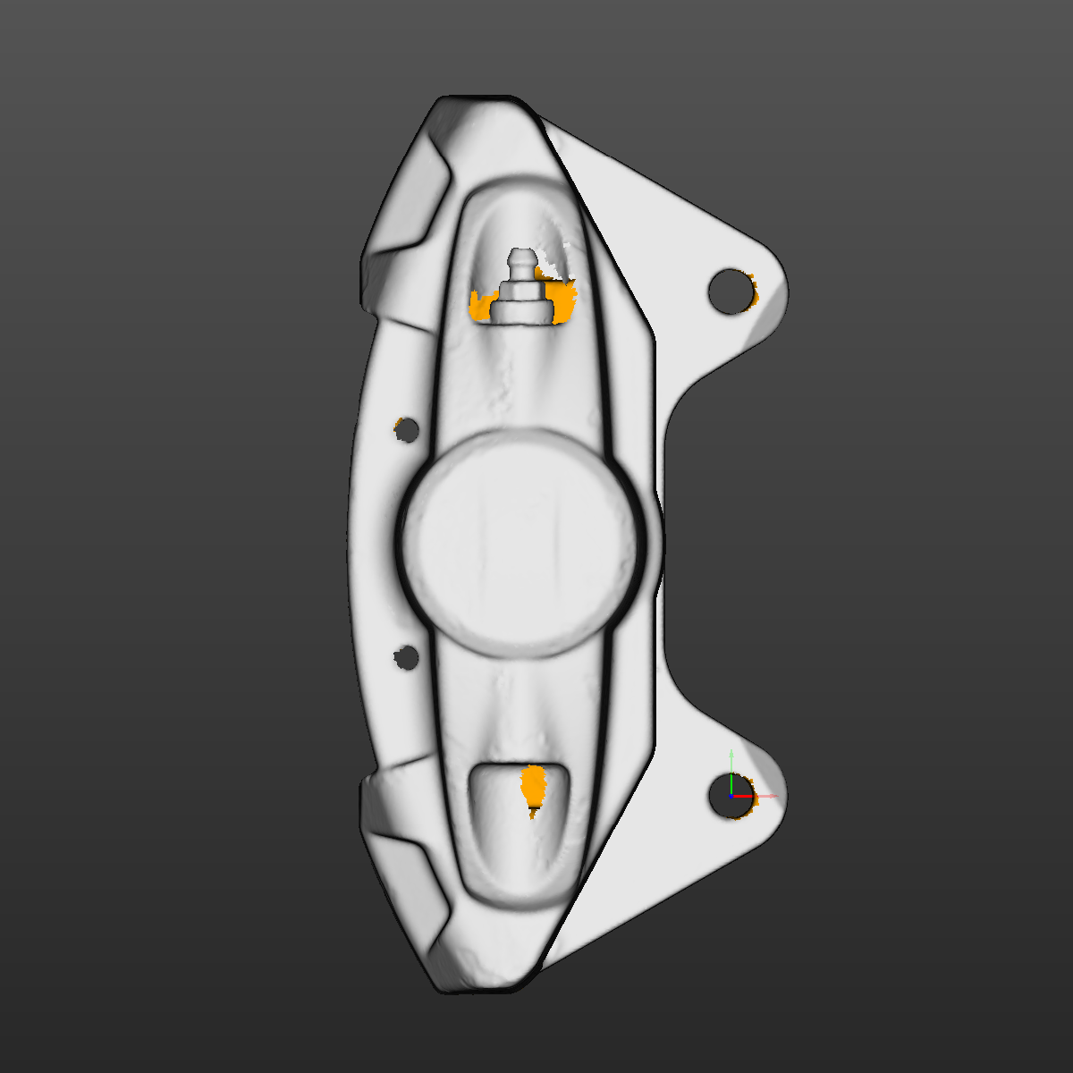 Nissan 370z Rear LH Brake Caliper 3D Scan STL