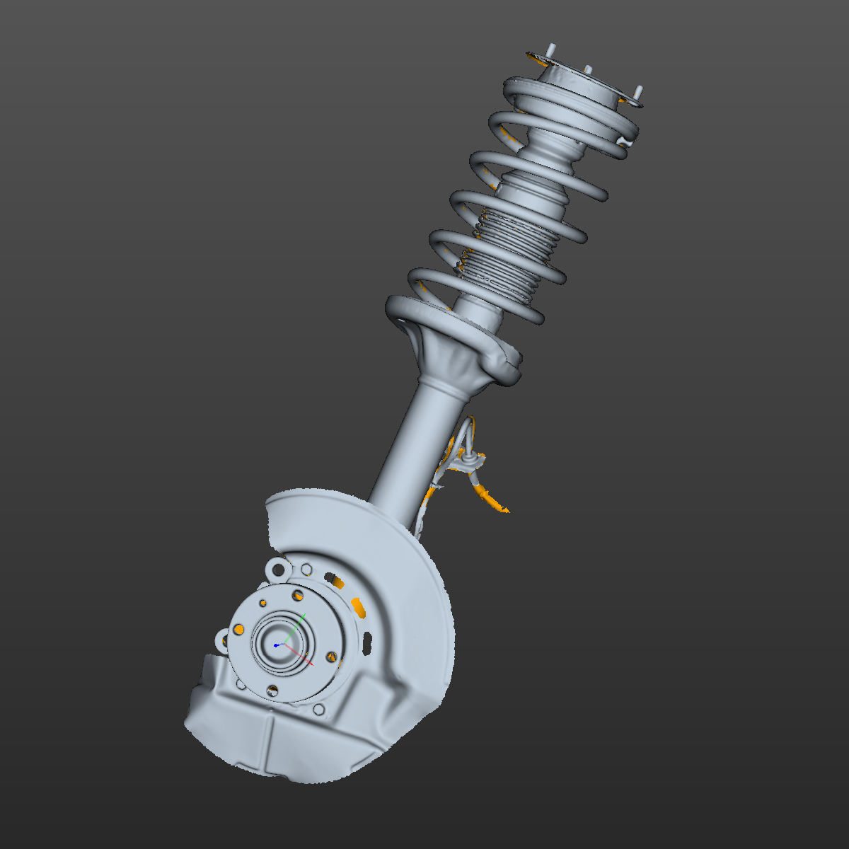 Bmw e30 Front RH knuckle 3D Scan STL