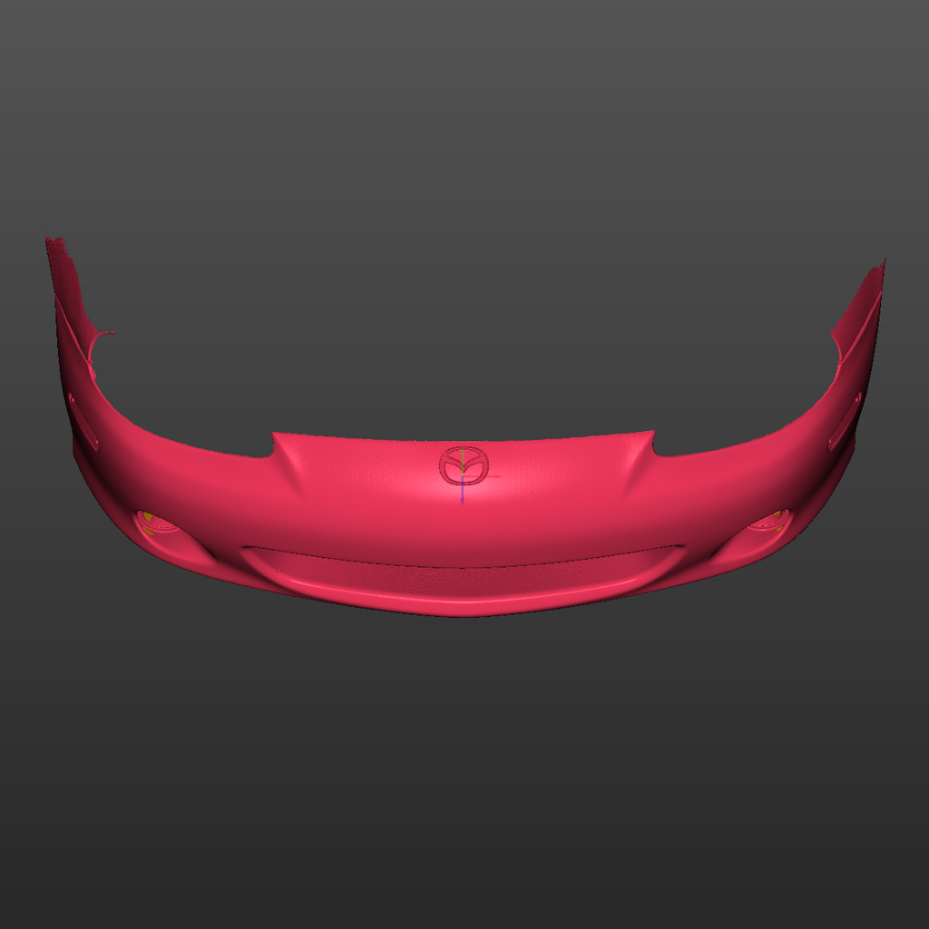 Mazda MX-5 Miata NB Front Bumper Assembly 3D Scan STL