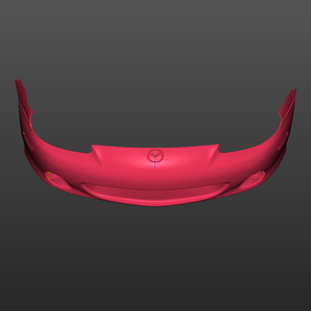 Mazda MX-5 Miata NB Front Bumper Assembly 3D Scan STL