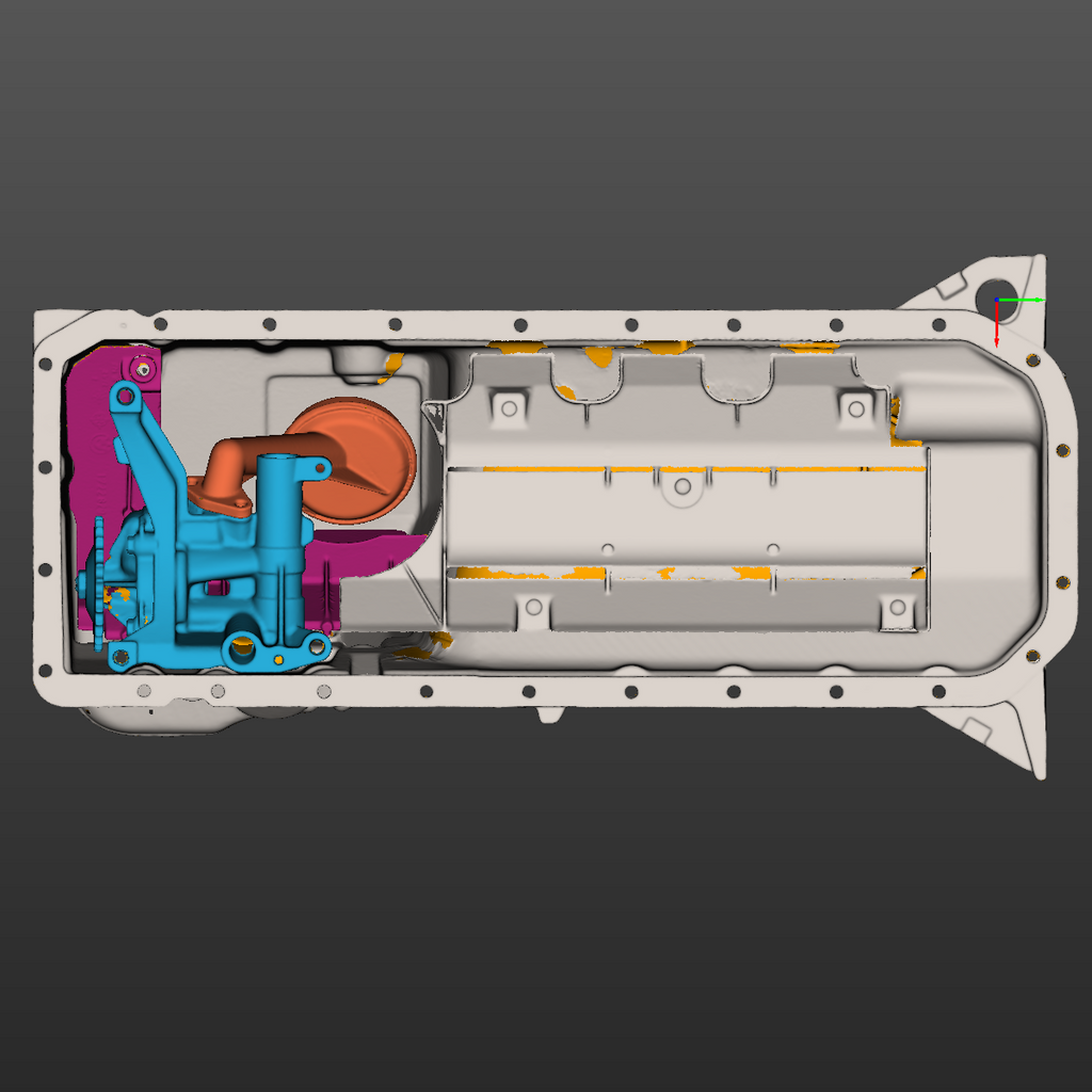 Bmw E34(M50) Oil Pan Front Sump 3D Scan STL