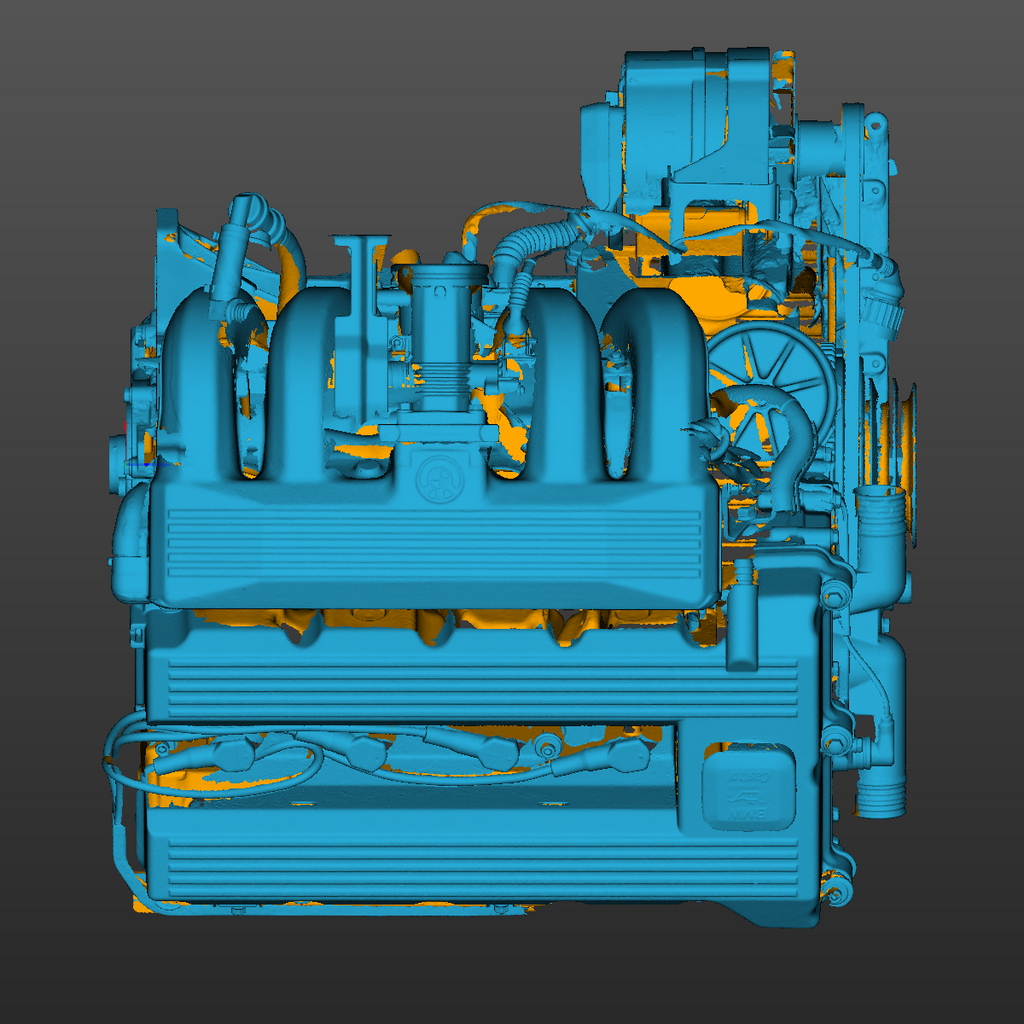 BMW E30 M42 powertrain assembly 3D Scan STL