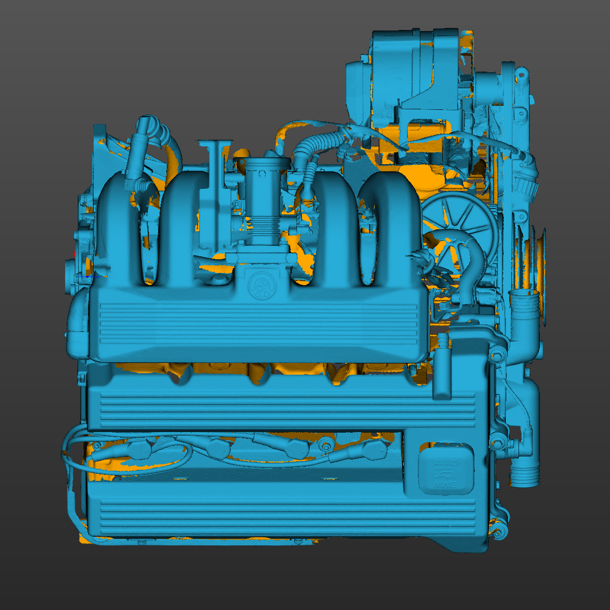 BMW E30 M42 powertrain assembly 3D Scan STL