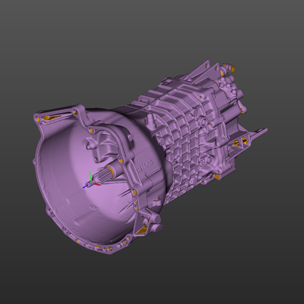 BMW E30(M20) Powertrain assembly 3D Scan STL