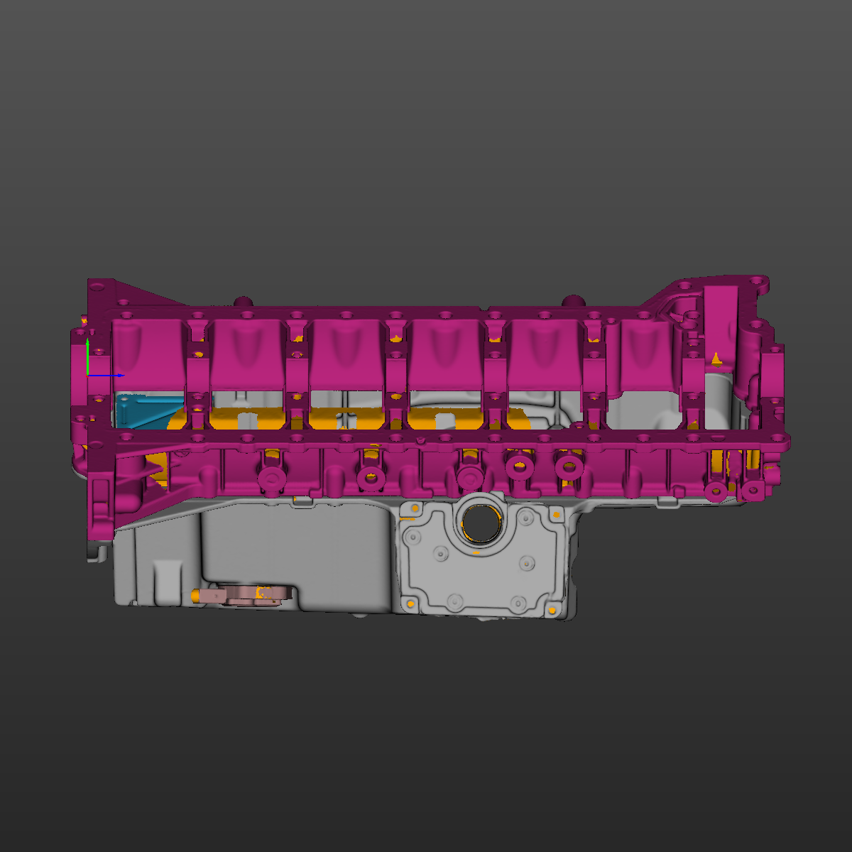 BMW E92 328xi (N52) AWD Oil pan 3D Scan STL