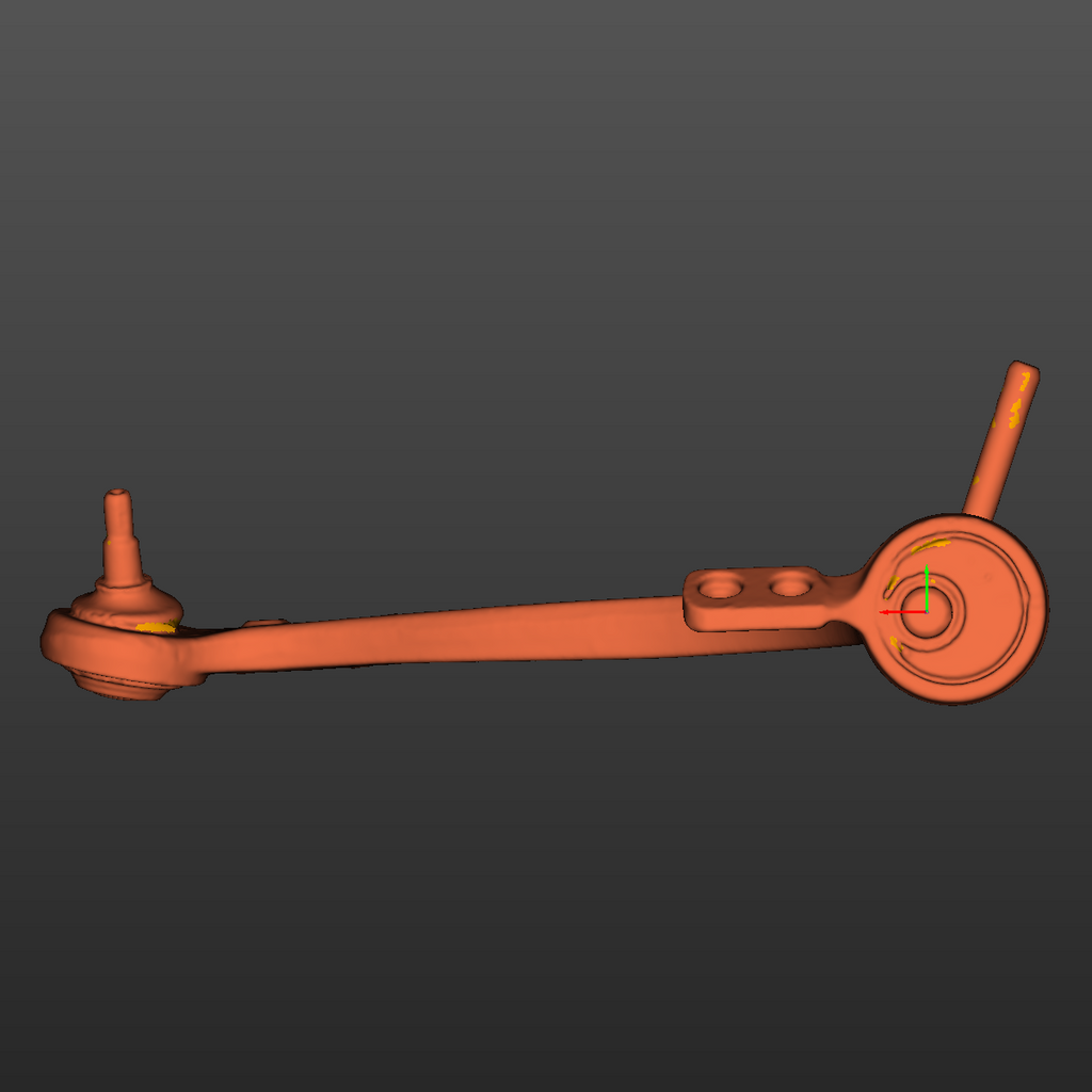 BMW E30 front lower control arms 3D Scan STL