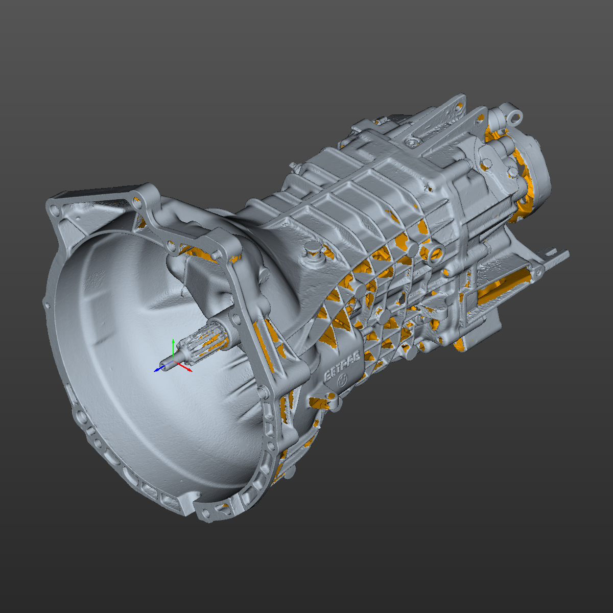 BMW E30 M42 powertrain assembly 3D Scan STL