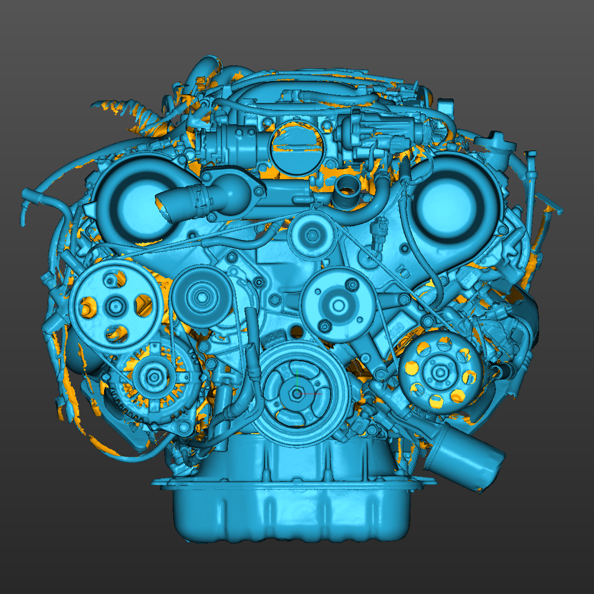 Lexus LS400 1UZ-FE Powertrain 3D Scan STL