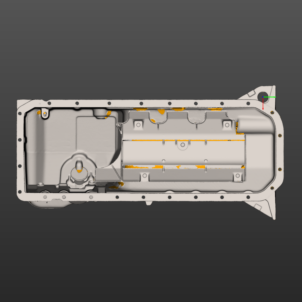 Bmw E34(M50) Oil Pan Front Sump 3D Scan STL