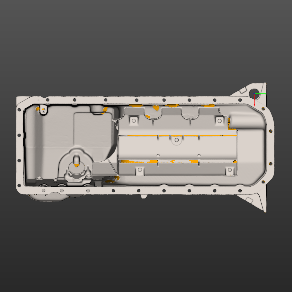 Bmw E34(M50) Oil Pan Front Sump 3D Scan STL
