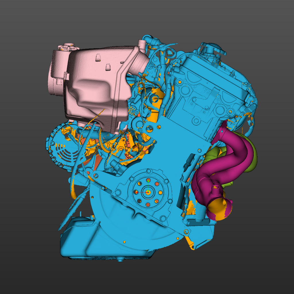BMW E46 M3 S54 engine 3D Scan STL