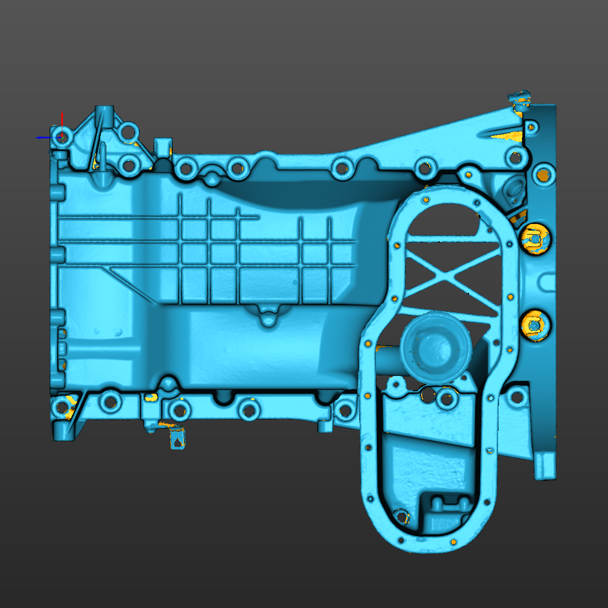 Toyota Tundra, Sequoia, Lexus LX570 (3UR-FE 5.7L) Oil Pan 3D Scan STL