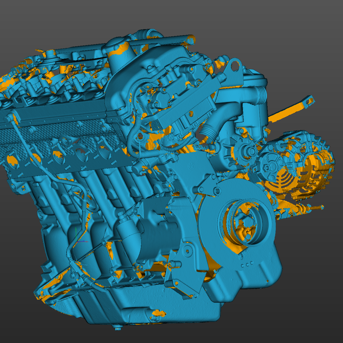 BMW E46 M3 S54 engine 3D Scan STL