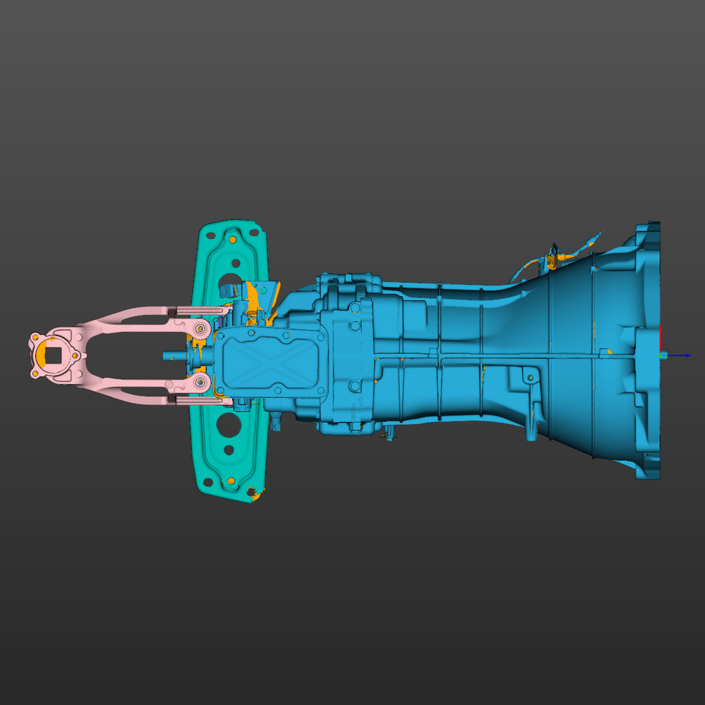 Nissan 370Z 6-speed manual transmission 3D Scan STL