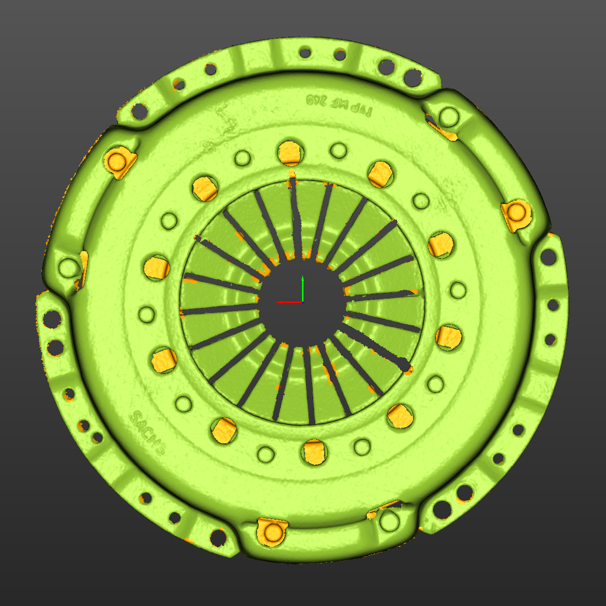 Bmw E36 M3(S52) Clutch assembly 3D Scan STL