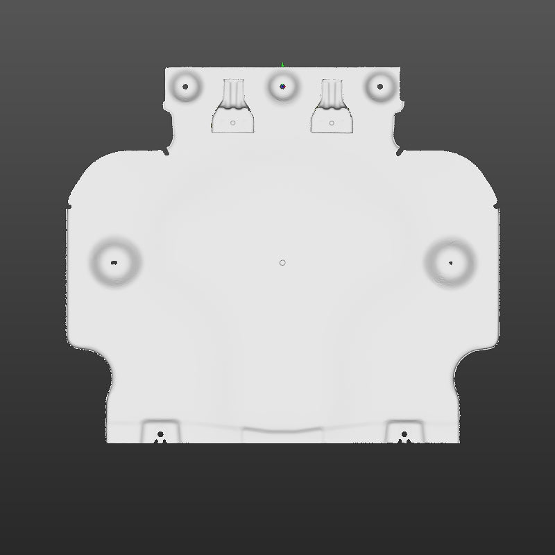 Tesla Cybertruck Rear Drive Unit Aluminum Skid Plate 3D Scan STL